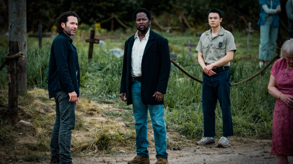 Eion Bailey as Jim, Harold Perrineau as Boyd in From