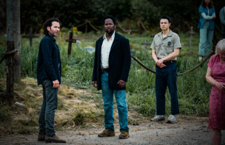 Eion Bailey as Jim, Harold Perrineau as Boyd in From