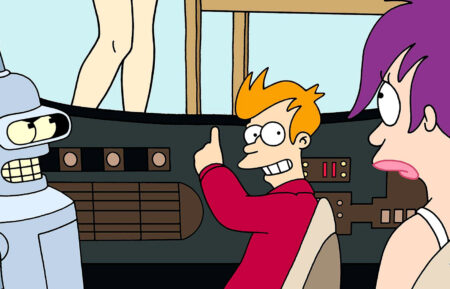 Futurama Bender, Fry, Leela