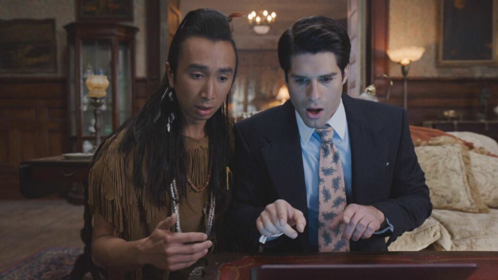 Ghosts Season 1 Roman Zaragoza and Asher Grodman