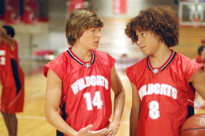 High School Musical Zac Efron and Corbin Bleu 