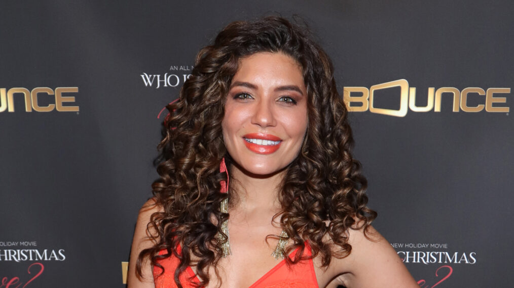 Juliana Harkavy attends a private screening of 'Who is Christmas Eve?'