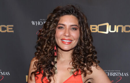 Juliana Harkavy attends a private screening of 'Who is Christmas Eve?'