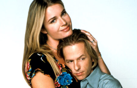 Just Shoot Me! - Rebecca Romijn and David Spade