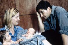 Kyle Chandler and Cynthia Nixon on Early Edition