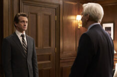 Hugh Dancy as ADA Nolan Price, Sam Waterston as D.A. Jack McCoy in Law & Order