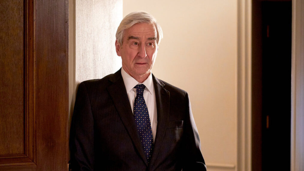 Sam Waterston as D.A. Jack McCoy in Law & Order