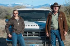 Katee Sackhoff and Robert Taylor in Longmire