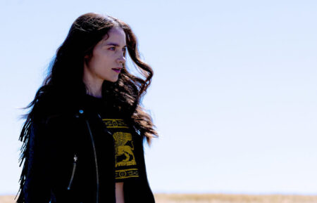 Melanie Scrofano as Wynonna Earp in the Series Finale