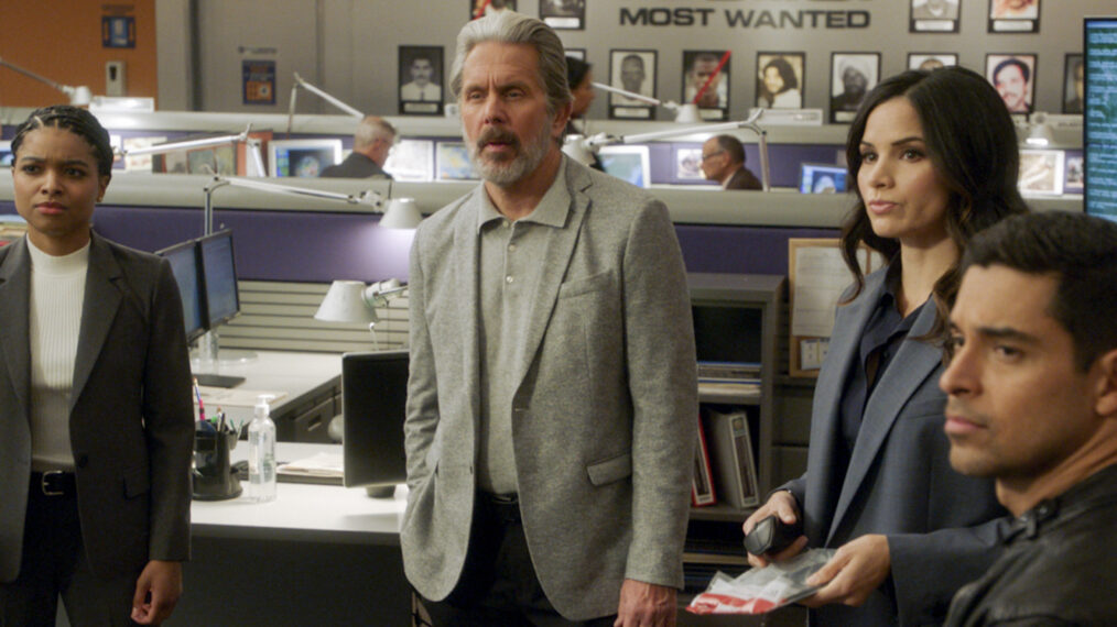 Naomi Grace as Kayla Vance, Gary Cole as Alden Parker, Katrina Law as Jessica Knight, Wilmer Valderrama as Nick Torres in NCIS