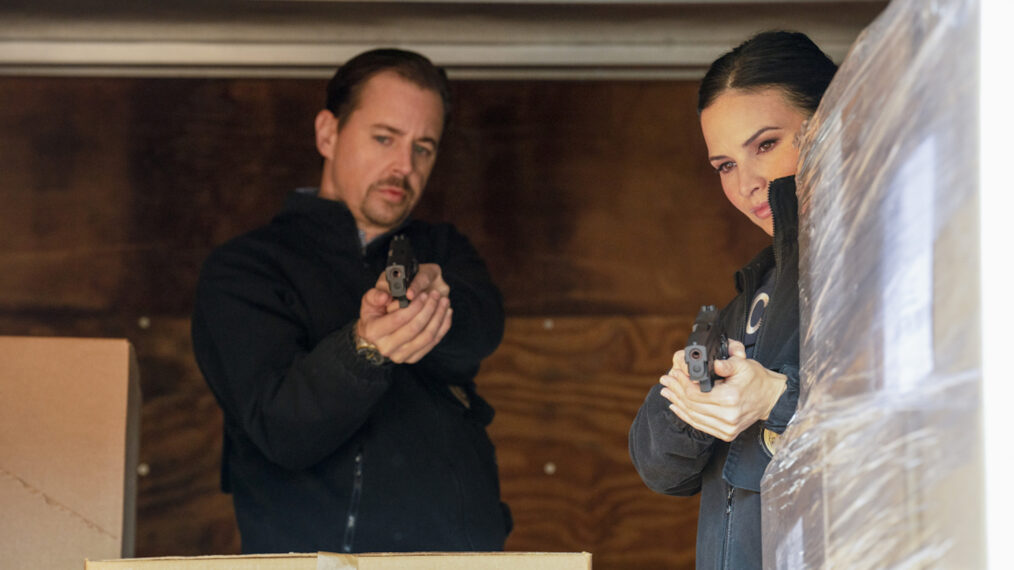 Sean Murray as Timothy McGee, Katrina Law as Jessica Knight in NCIS