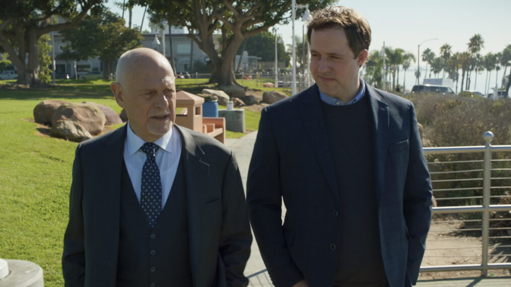 Gerald McRaney as Kilbride, Peter Cambor as Nate in NCIS: Los Angeles