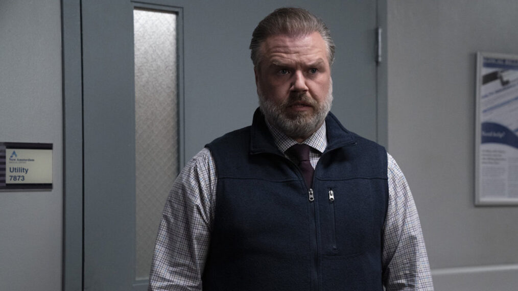 Tyler Labine as Dr. Iggy Frome in New Amsterdam