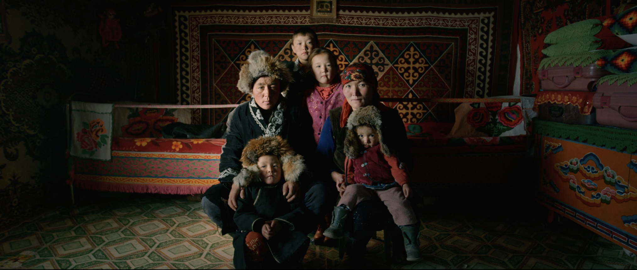 Konki Family, Kazakh-Mongolian Eagle Hunters in Onward