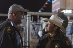 Matthew Maher as Deputy Matt, Tamara Podemski as Deputy Sheriff Joy in Outer Range