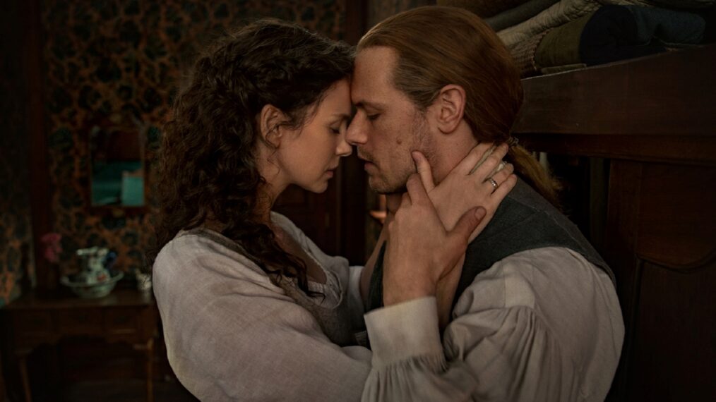 Outlander Season 6 Caitriona Balfe and Sam Heughan