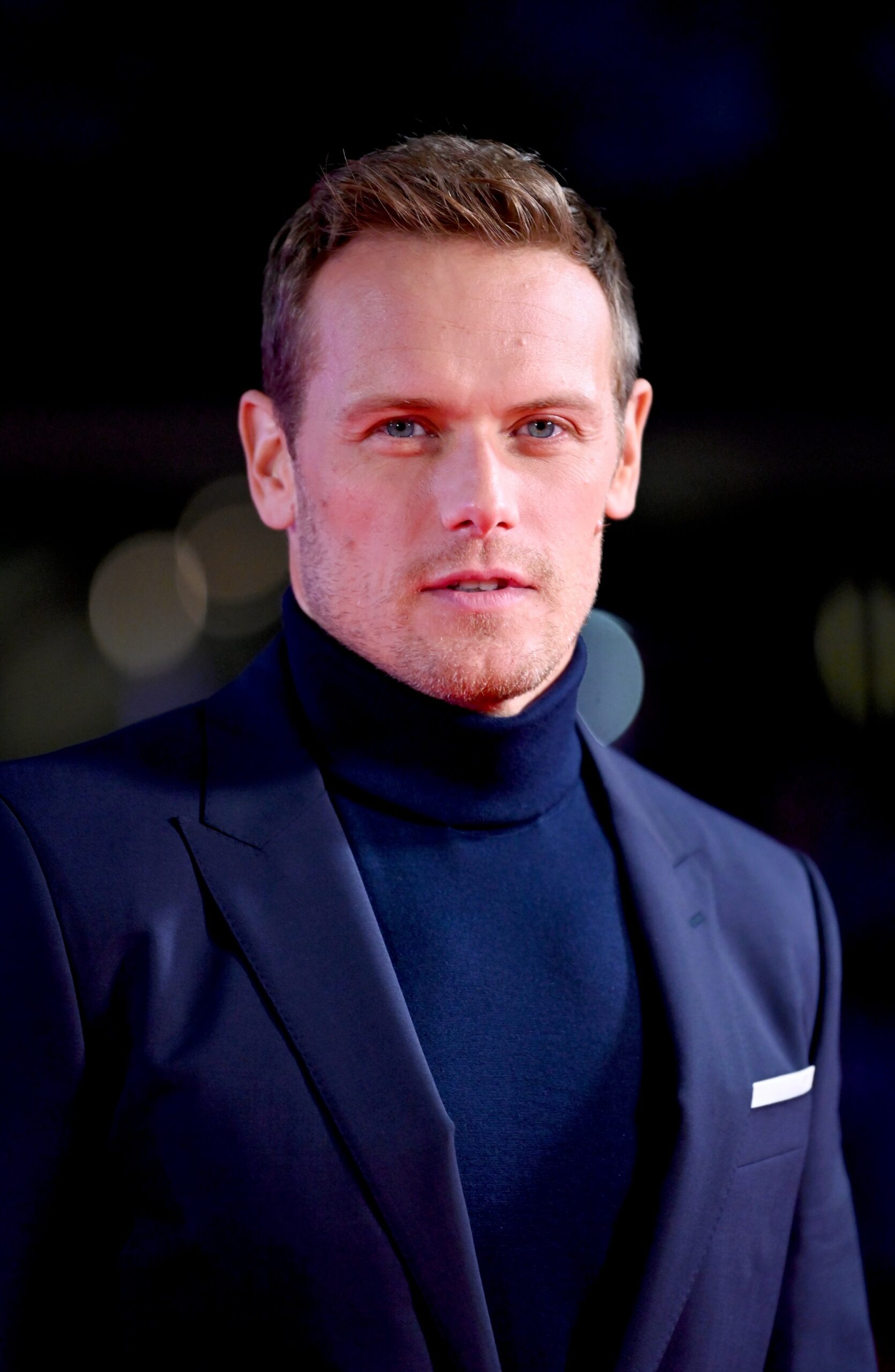 Sam Heughan attends the 'Outlander' season six premiere