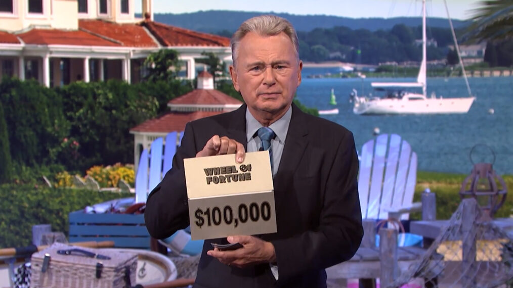 Pat Sajak on Wheel of Fortune