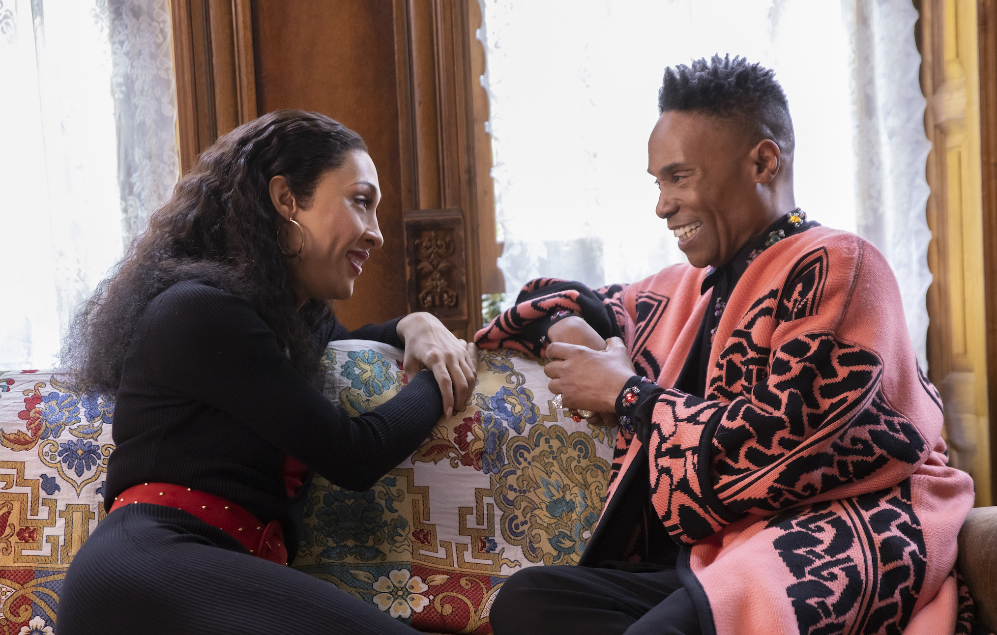 Mj Rodriguez as Blanca, Billy Porter as Pray Tell in Pose