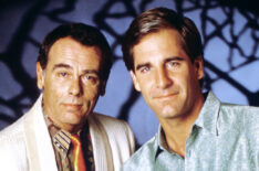 Dean Stockwell and Scott Bakula in Quantum Leap