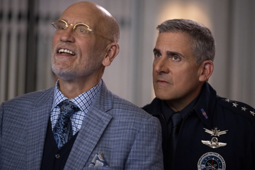 Space Force Season 2 John Malkovich and Steve Carell 