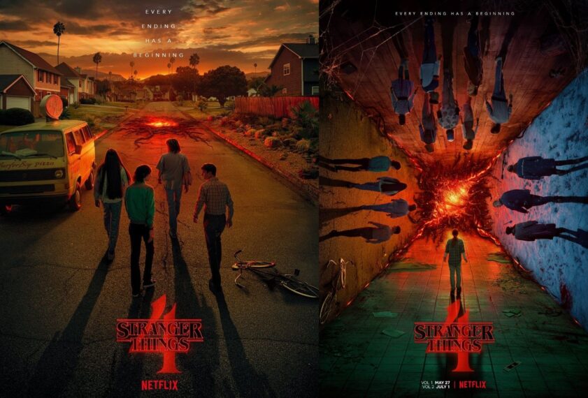 Stranger Things season 4 posters