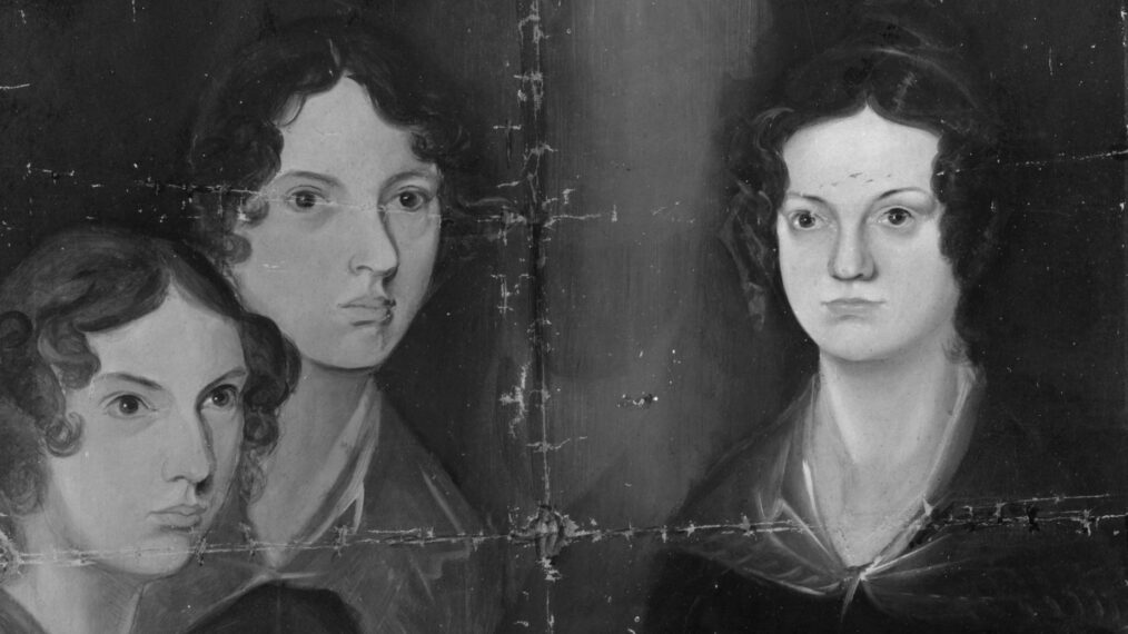 Anne, Emily and Charlotte Bronte. Original Artwork: Painting by their brother, Patrick Branwell Bronte