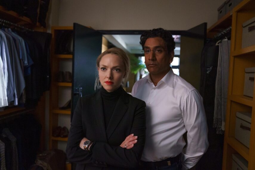 The Dropout Amanda Seyfried and Naveen Andrews