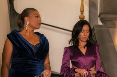 Queen Latifah as Robyn McCall and Jada Pinkett Smith as Jessie in The Equalizer