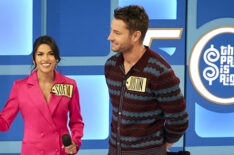 The Price Is Right with has newlywed actors Sofia Pernas and Justin Hartley