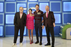 The Price Is Right, hosted by Drew Carey, has newlywed actors Justin Hartley and Sofia Pernas “come on down” for a special primetime Valentine’s Day episode, with George Gray