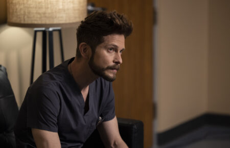 Matt Czuchry as Conrad Hawkins in The Resident