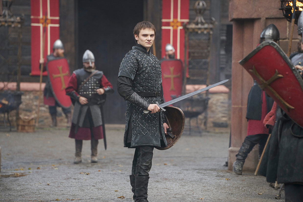 Louis Davison as Prince Edmund in Vikings: Valhalla