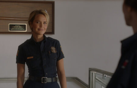 Arielle Kebbel as Lucy in 9-1-1