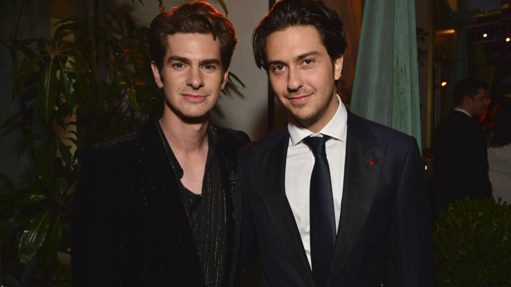 Andrew Garfield and Nat Wolff attend Netflix's Critics Choice Awards After Party