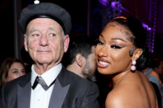 Bill Murray and Megan Thee Stallion attend the Vanity Fair Oscar Party