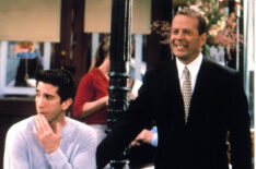 Friends - David Schwimmer and Bruce Willis