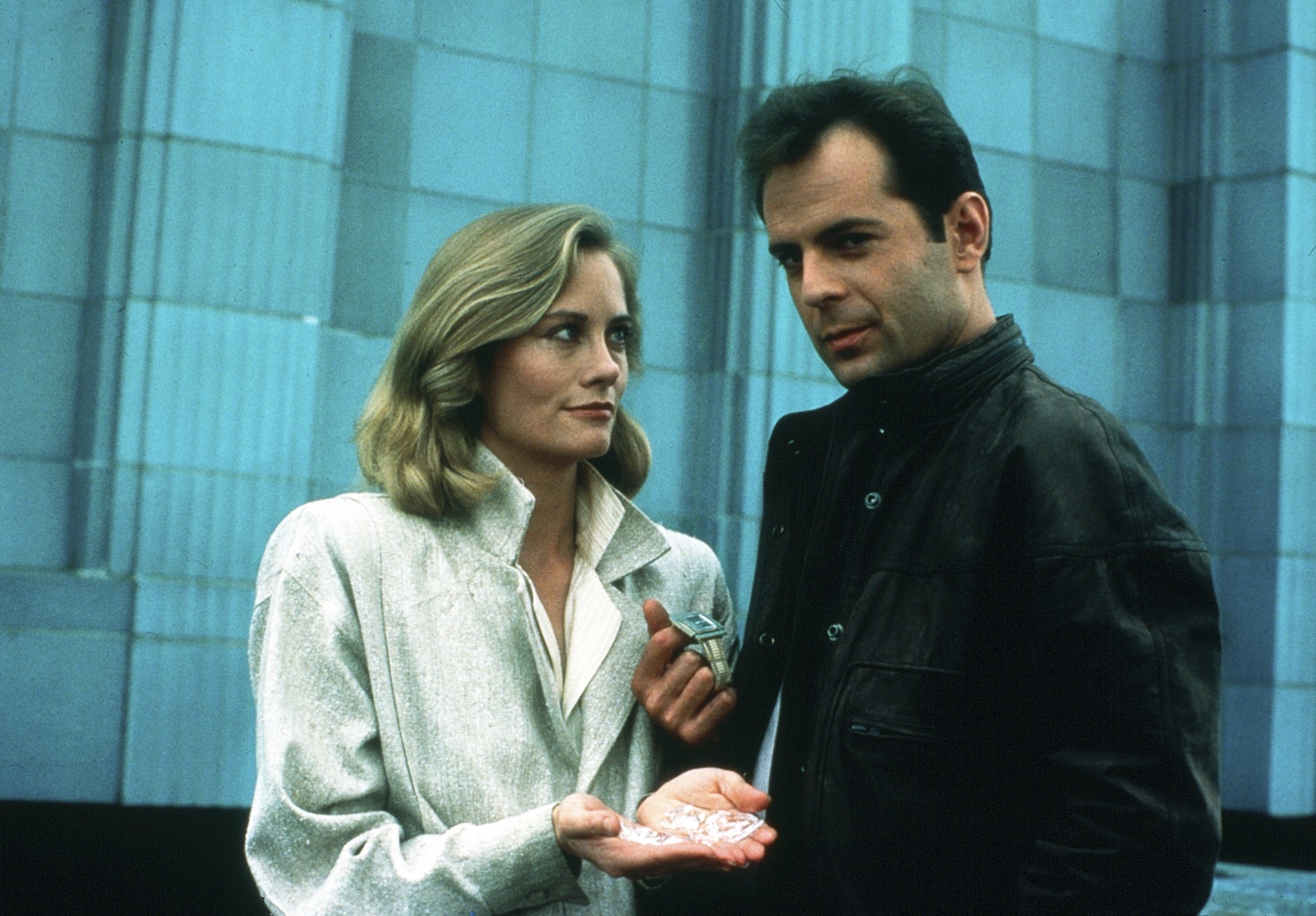 Cybill Shepherd Bruce Willis in Moonlighting