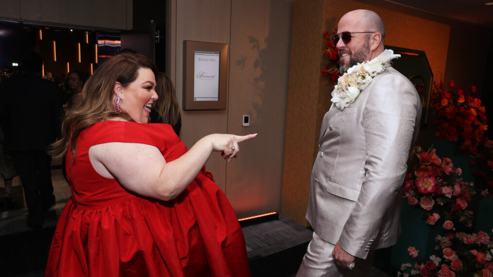 Chrissy Metz and Chris Sullivan attend the 27th Annual Critics Choice Awards
