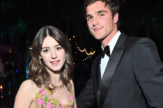 Daisy Edgar-Jones and Jacob Elordi attend the 2022 Vanity Fair Oscar Party