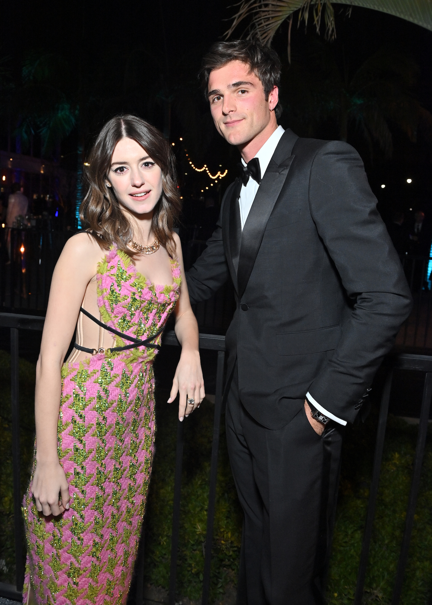 Daisy Edgar-Jones and Jacob Elordi attend the 2022 Vanity Fair Oscar Party