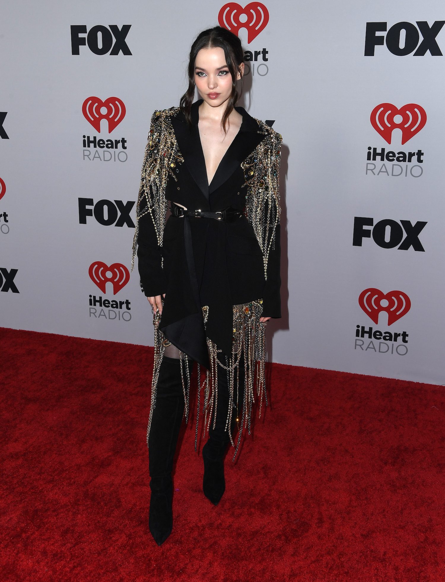 Dove Cameron attends the 2022 iHeartRadio Music Awards