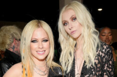 Avril Lavigne and Taylor Momsen attend the 2022 iHeartRadio Music Awards