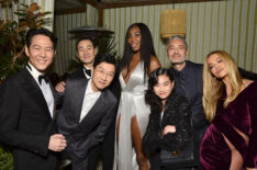 Lee Jung-jae, Park Hae-soo, Hwang Dong-hyuk, Venus Williams, HoYeon Jung, Taika Waititi, and Rita Ora at Netflix's Critics Choice Awards After Party