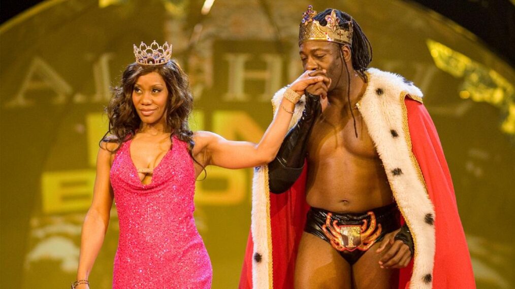 Sharmell and Booker T.