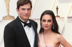 Ashton Kutcher and Mila Kunis at the Oscars 2022