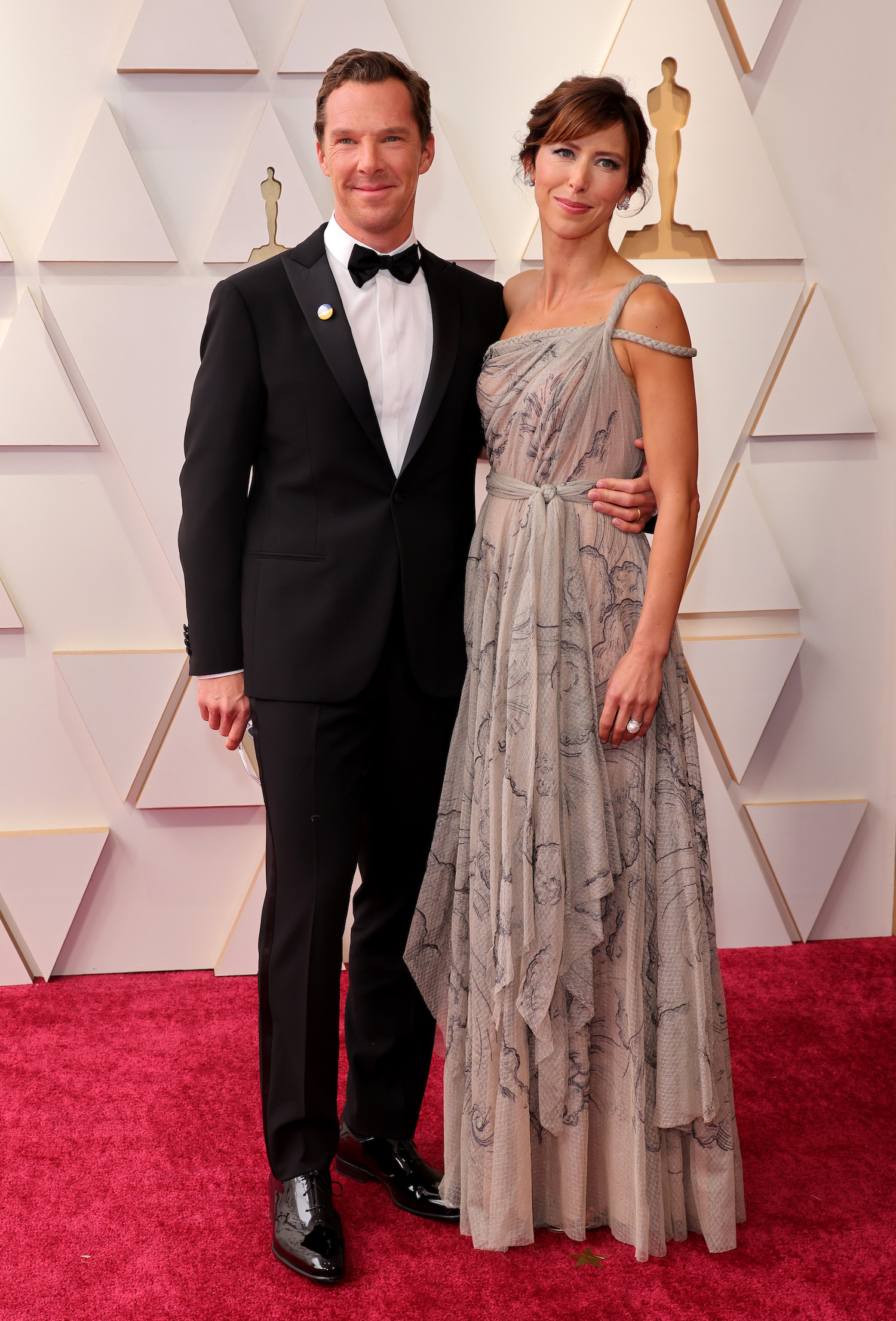 Benedict Cumberbatch and Sophie Hunter at the Oscars 2022