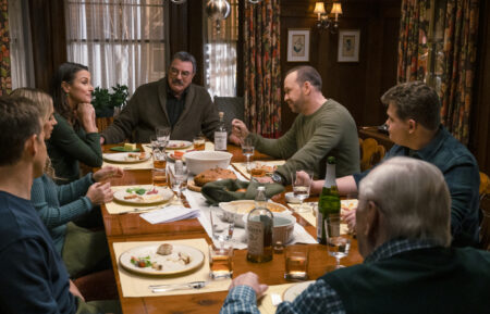 Will Estes, Vanessa Ray, Bridget Moynahan, Tom Selleck, Donnie Wahlberg, Andrew Terraciano, Len Cariou in Blue Bloods