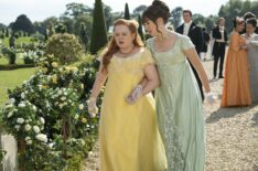 'Bridgerton' Stars Nicola Coughlan & Claudia Jessie on Season 2's Finale Twist