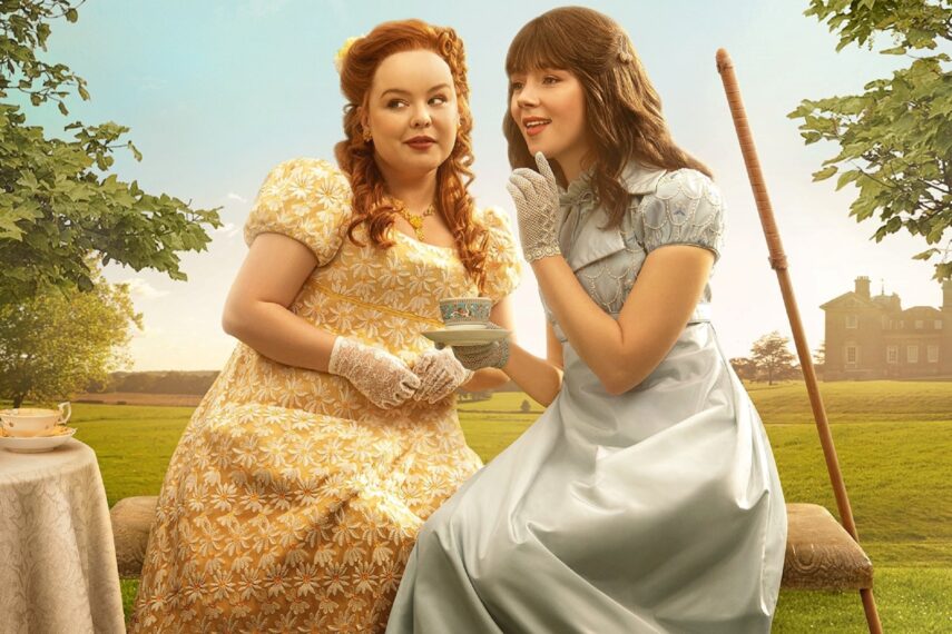 Bridgerton Season 2 Nicola Coughlan and Claudia Jessie